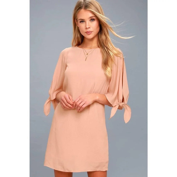 NWT Lulus “Unspoken Love Blush” dress Size Small - Picture 1 of 7